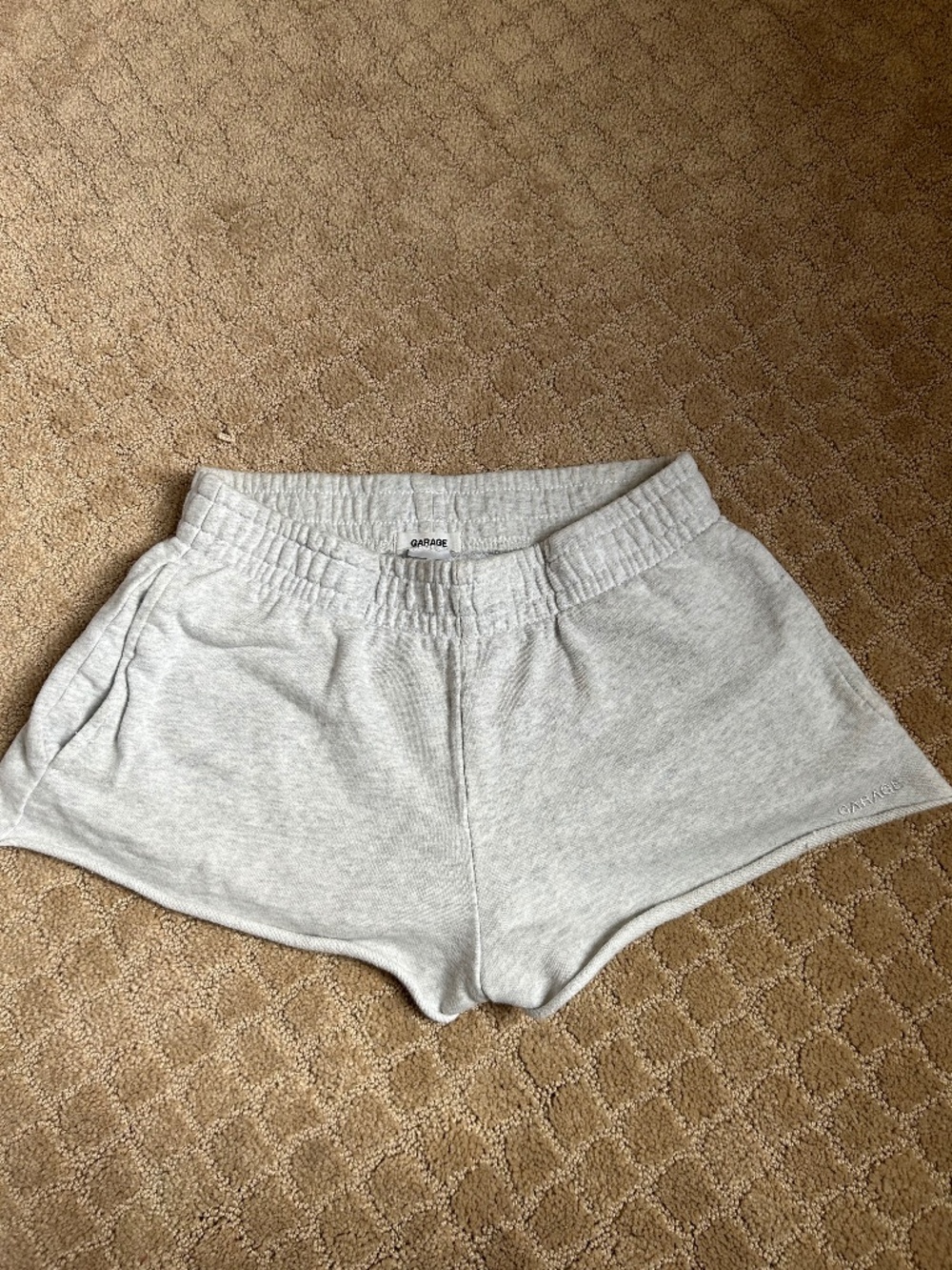 Garage Grey Sweat Shorts Small Size